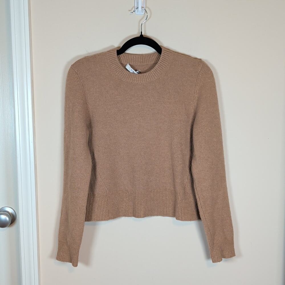 Tibi Cashmere Brown Crew Neck Sweater